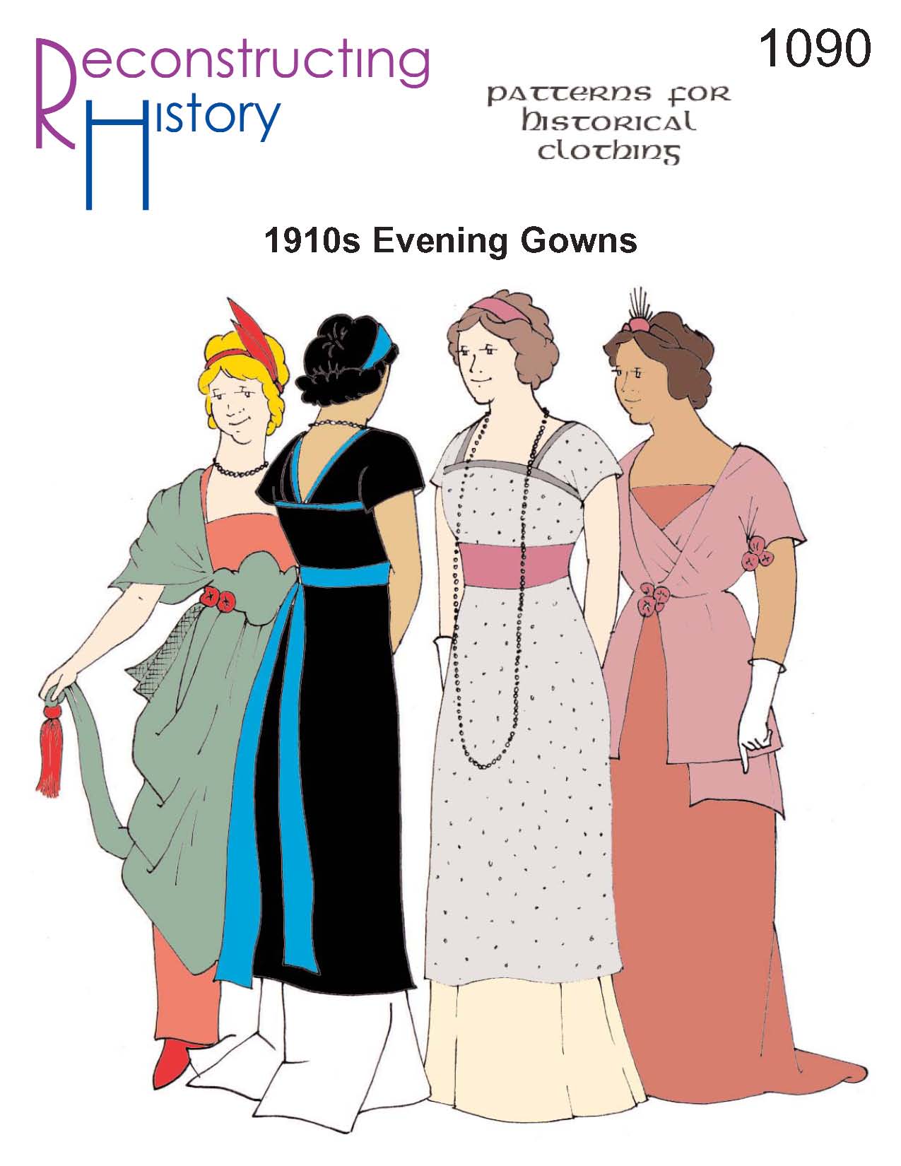 Ladies' 1910s Evening Gowns sewing ...